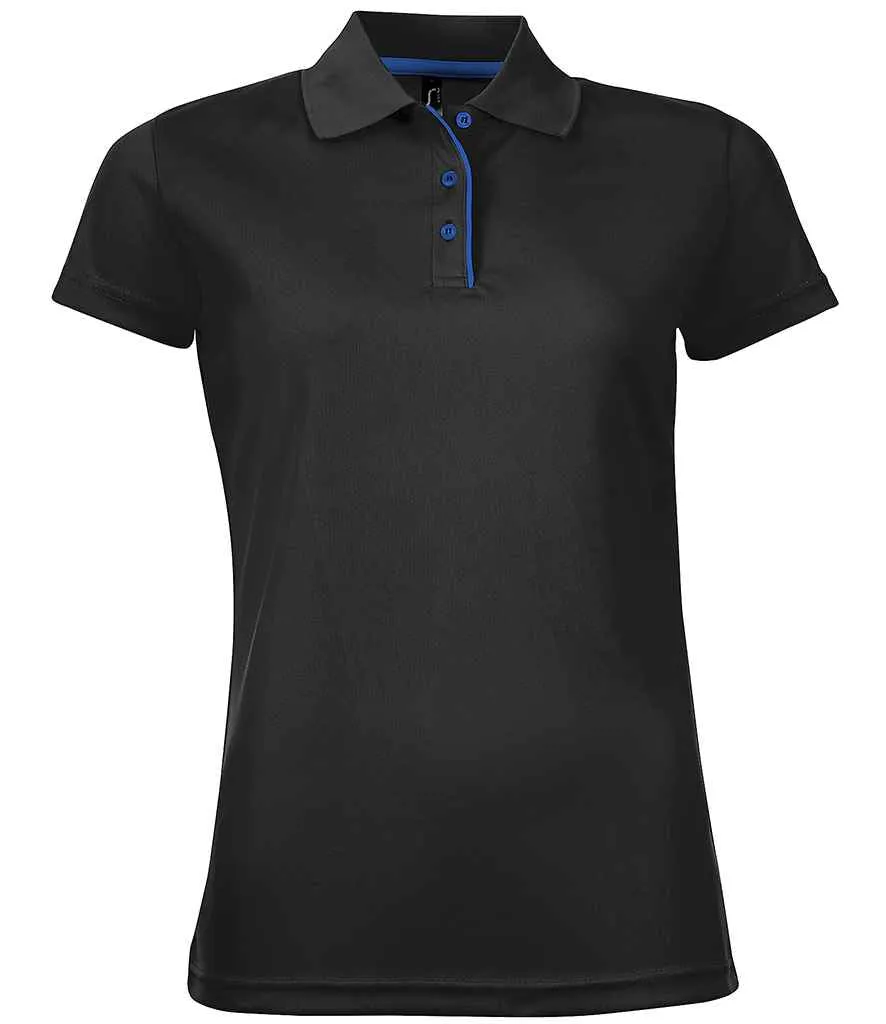 01179 - SOL'S Ladies Performer Piqué Polo Shirt