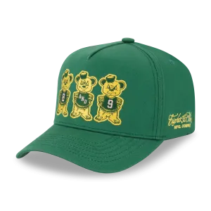 3 Bears Green Snapback Hat