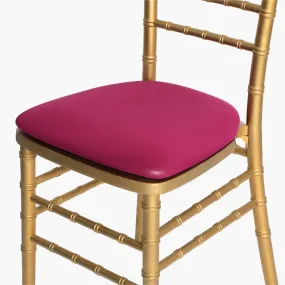 5 pcs/pk Spandex Chiavari Seat Pad Cover - Fuchsia