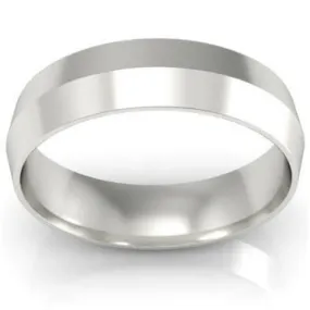 5mm Knife Edge Wedding Ring in 18-Karat