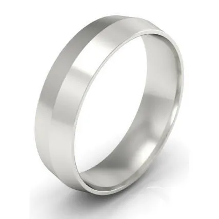 5mm Knife Edge Wedding Ring in 18-Karat