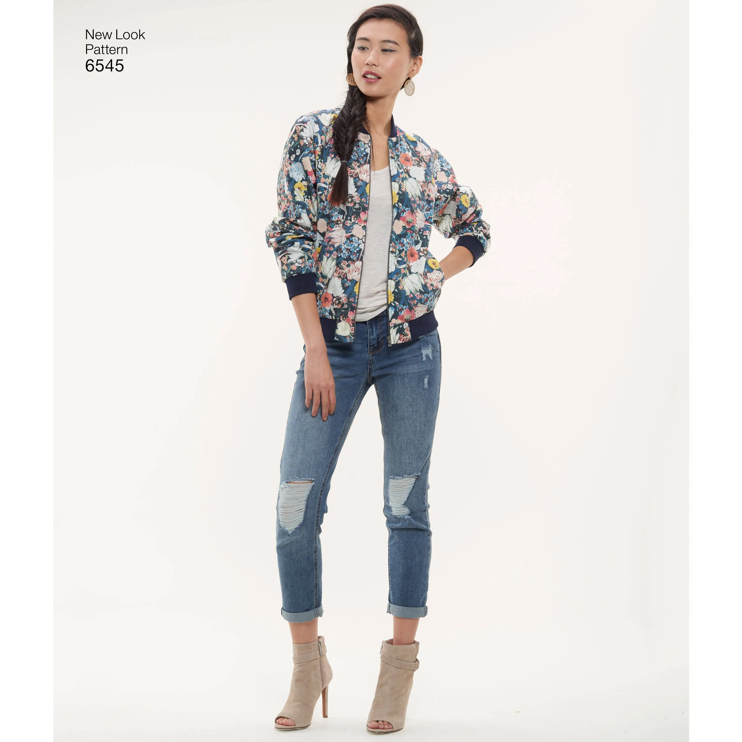 6545 New Look Pattern 6545 Misses Flight Jacket