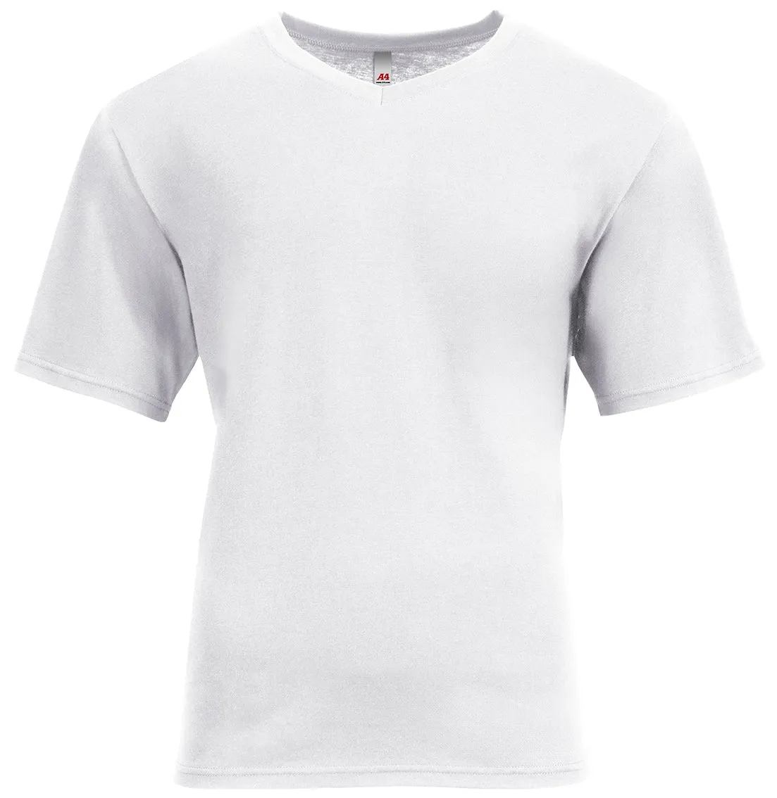 A4 Men's Softek Short Sleeve V-Neck