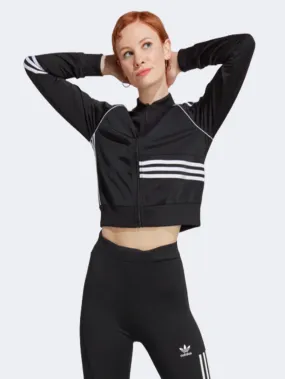 Adidas Crop Track Women Original Jacket Black/White