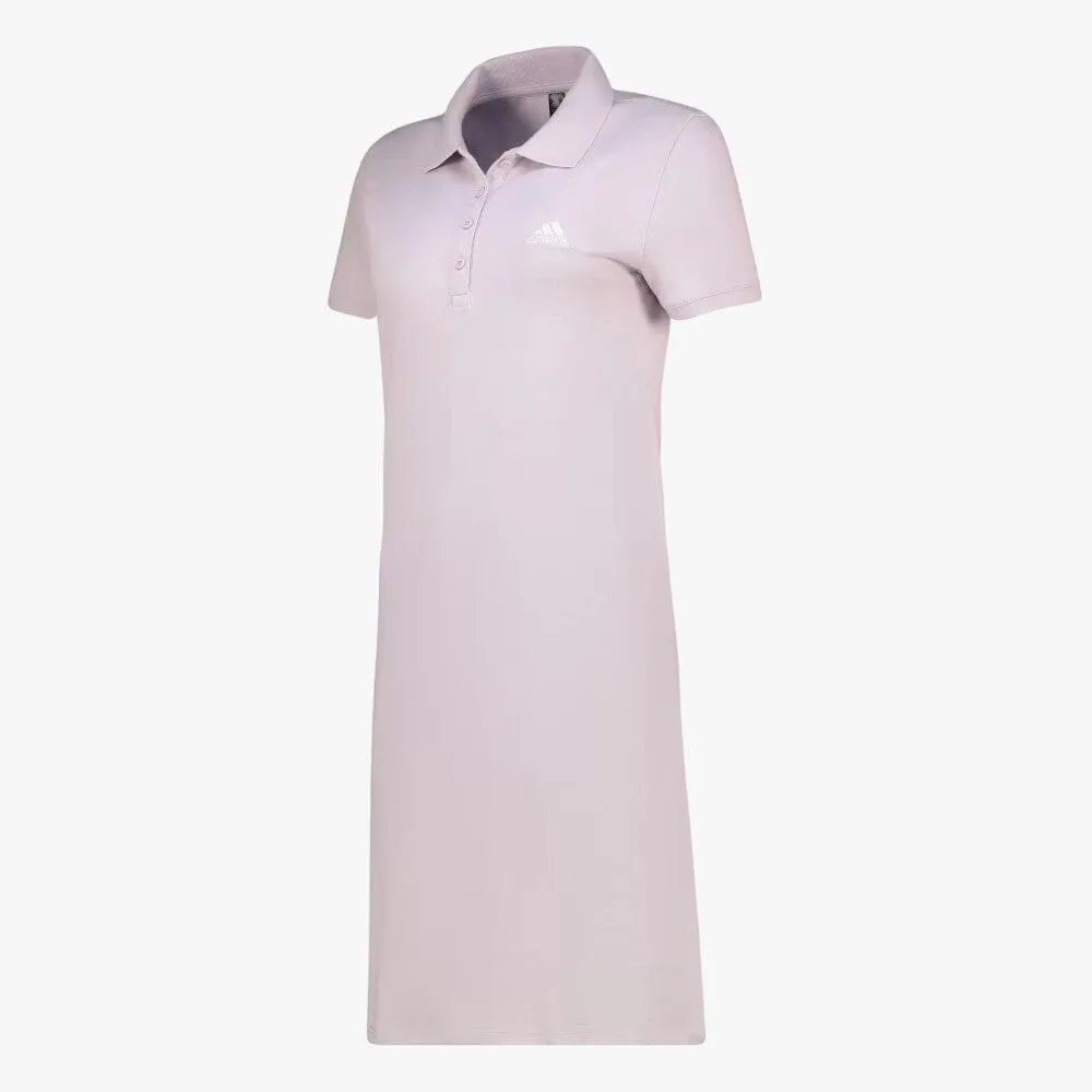 adidas Womens Polo Dress Dusty Pink