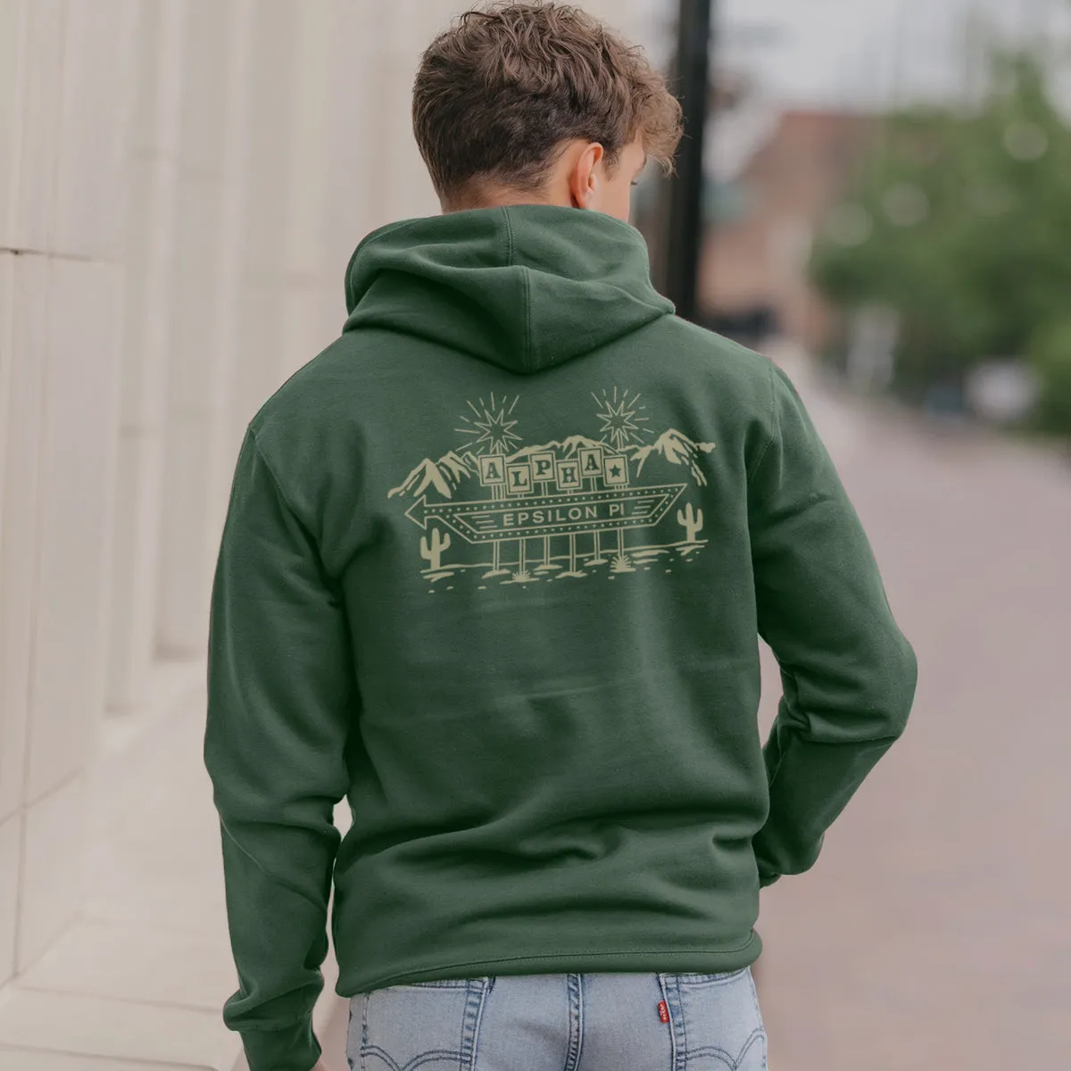 AEPi Western Vintage Motel Hoodie