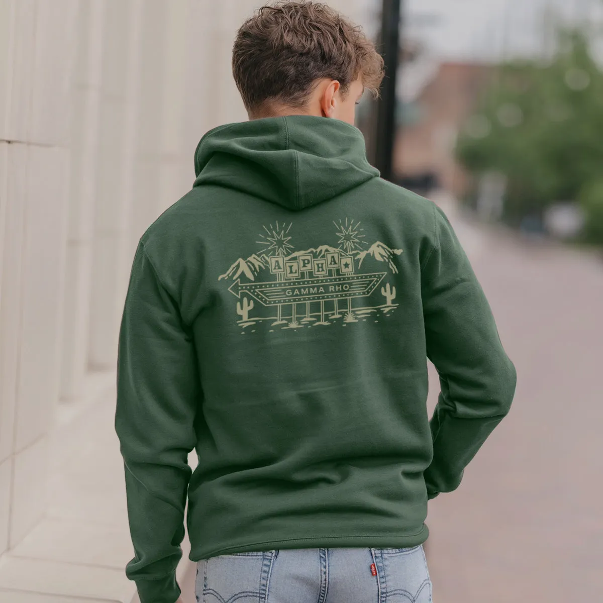 AGR Western Vintage Motel Hoodie