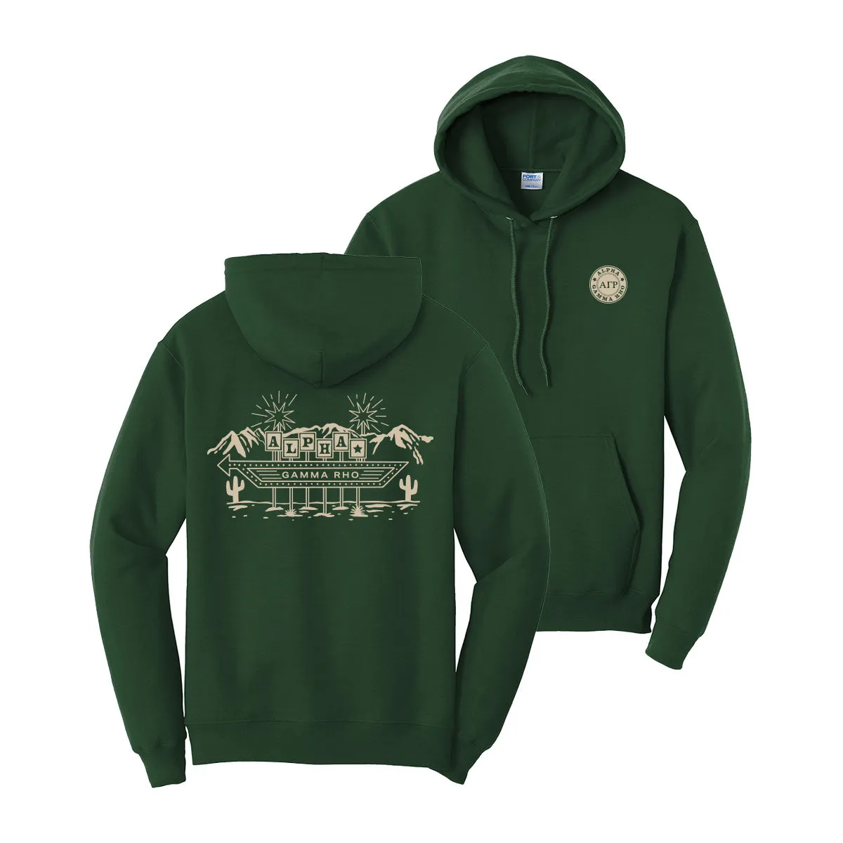 AGR Western Vintage Motel Hoodie