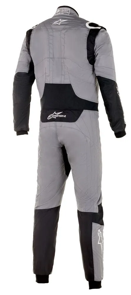 ALPINESTARS 3350220_971_44 Racing suit HYPERTECH v2, FIA 8856-2018, grey/black, size 44