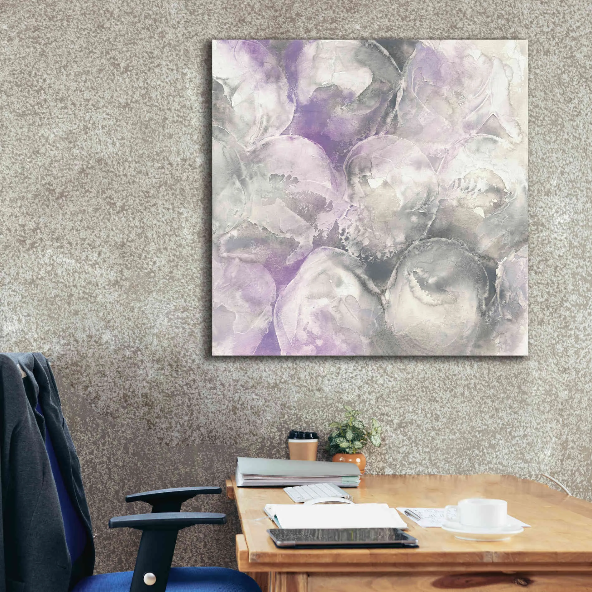 'Amethyst Circles II' by Chris Paschke, Giclee Canvas Wall Art