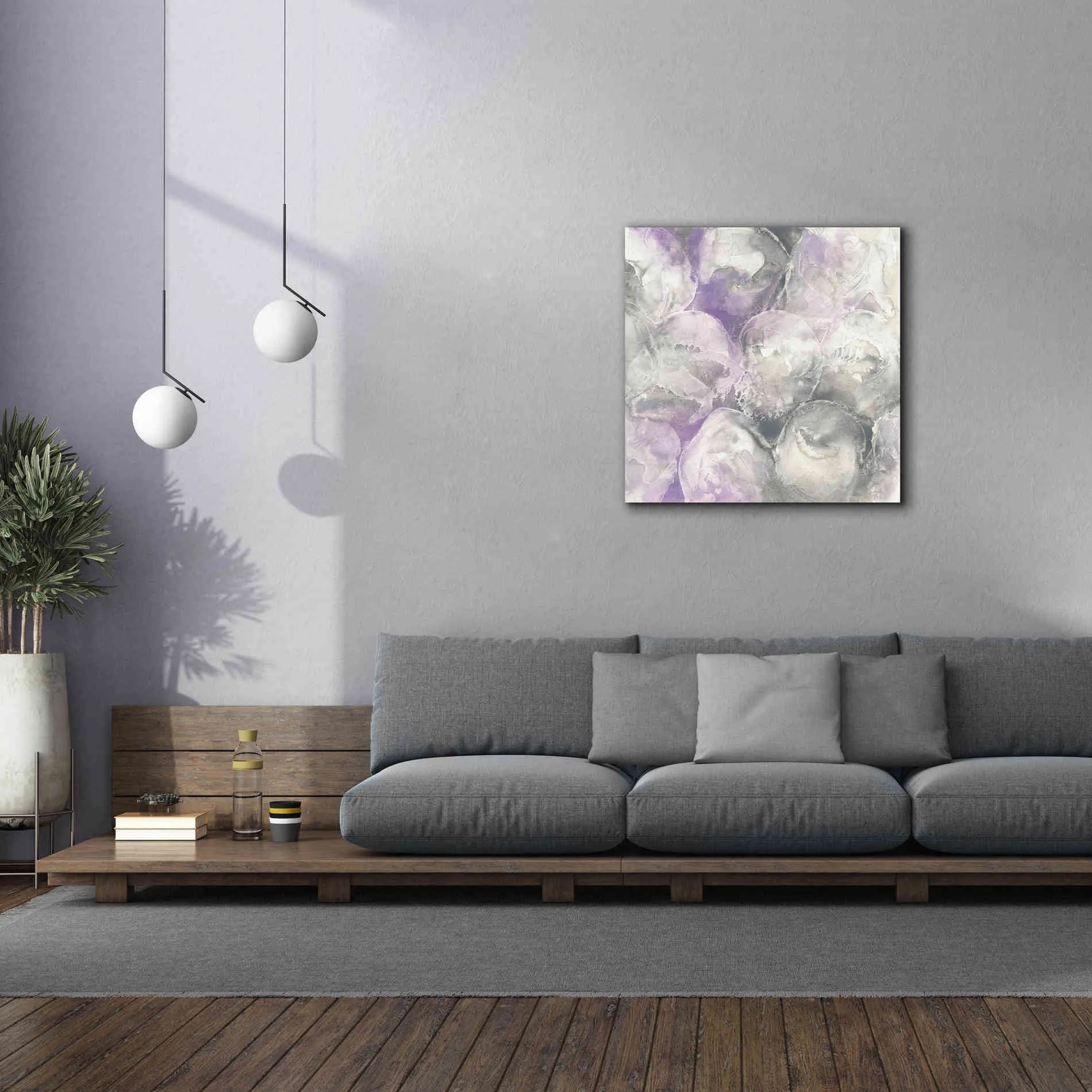 'Amethyst Circles II' by Chris Paschke, Giclee Canvas Wall Art