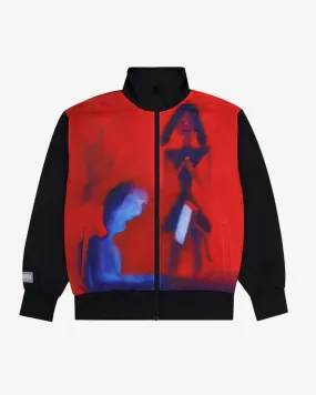 Austin Lee x PLEASURES Screen Track Jacket Black