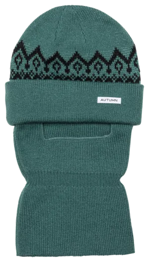 Autumn Headwear Mask Beanie - Work Green