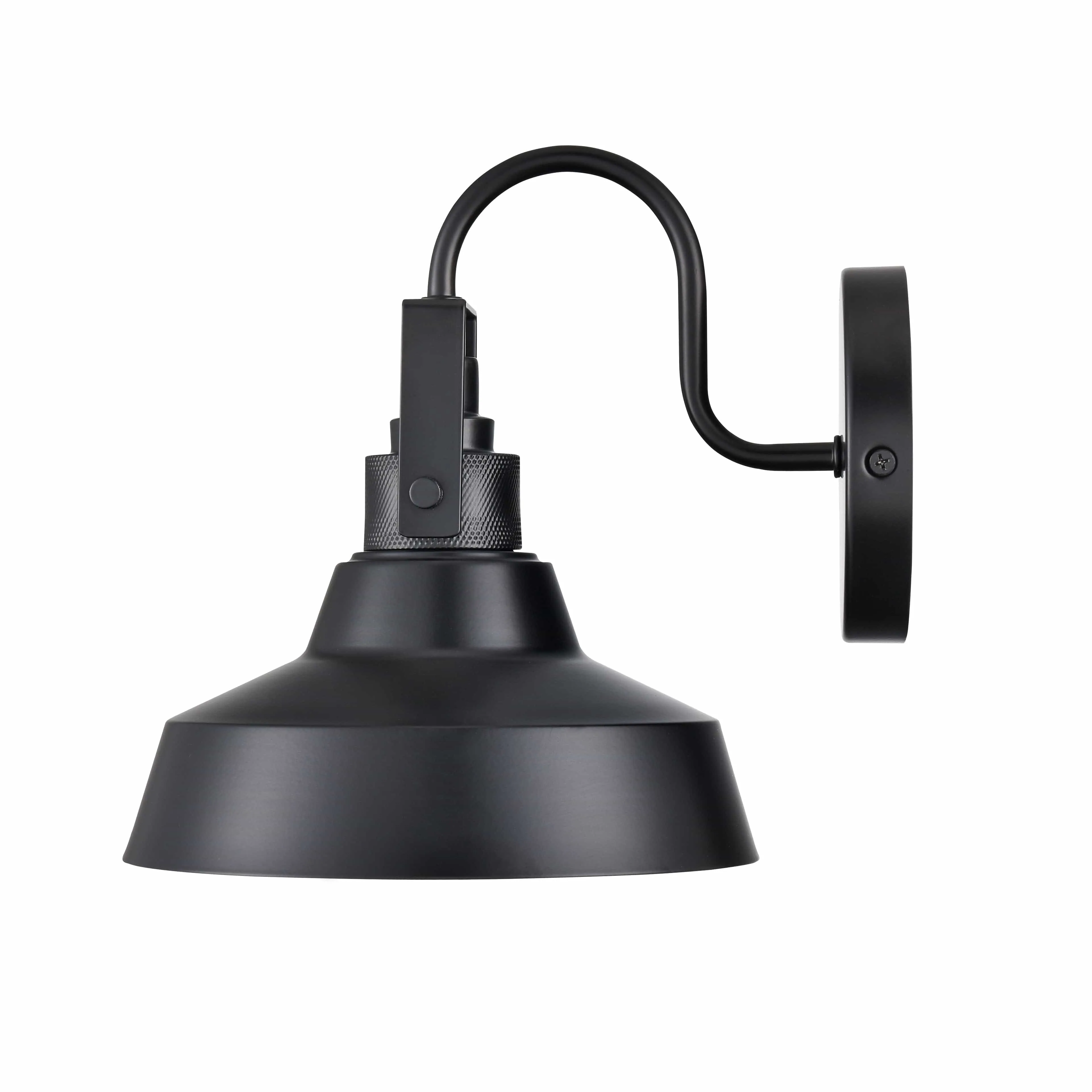 Axell Outdoor Wall Sconce - Powder Coated Black - 9.75in. Extension - E26 Medium Base