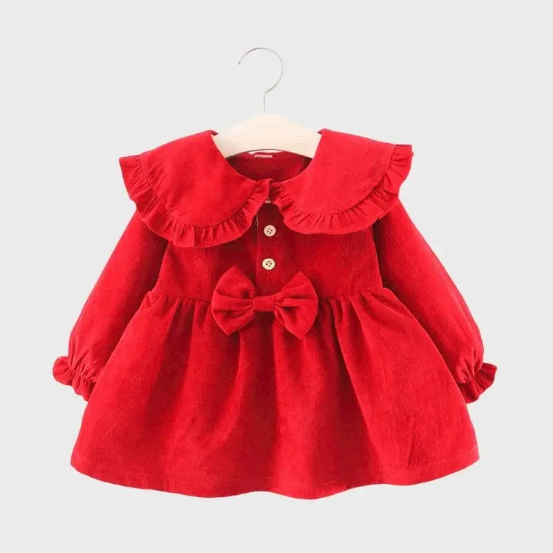 Baby Girl Red Christmas Party Dress