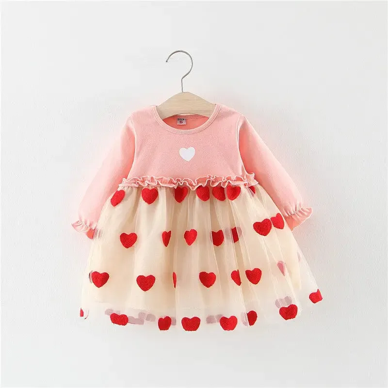 Baby Girl Red Christmas Party Dress