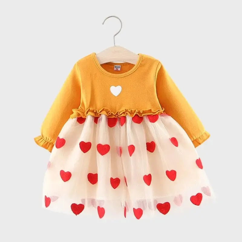 Baby Girl Red Christmas Party Dress