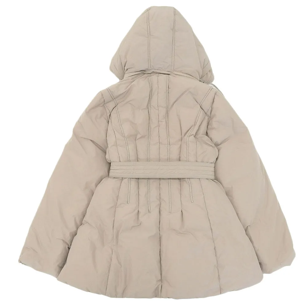 Balmain Beige Down Coat Jacket L Women