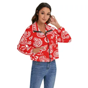 BANDANA PAISLEY Bs'UP Women's Zip Jacket