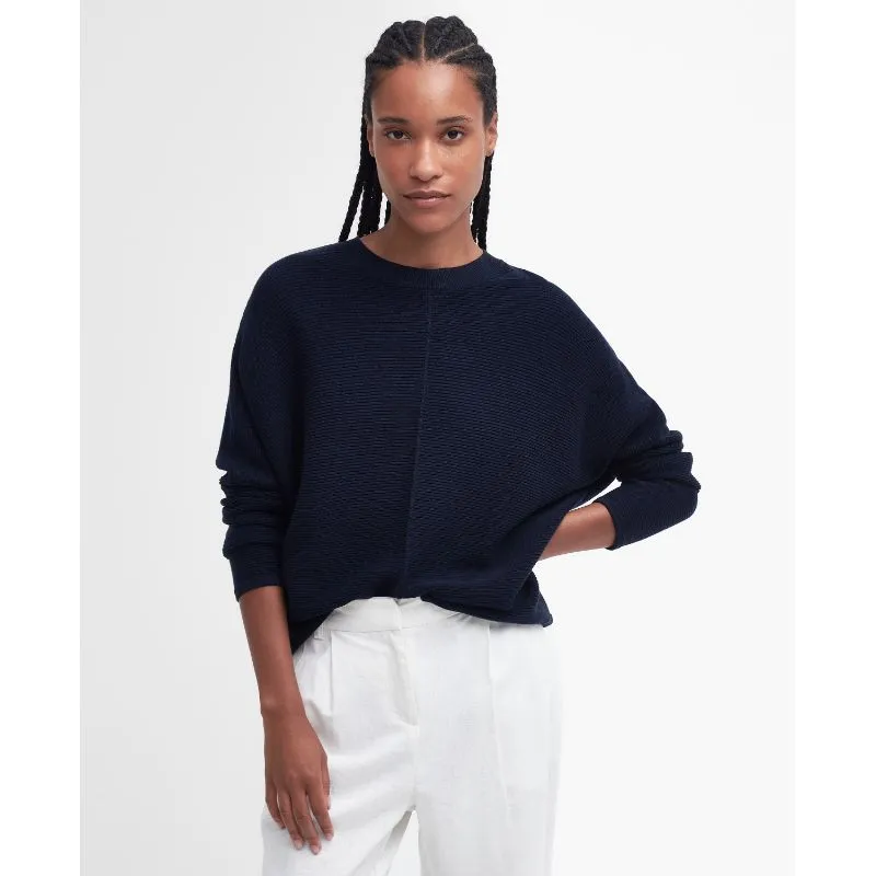 Barbour Bickland Ladies Knitted Jumper - Navy