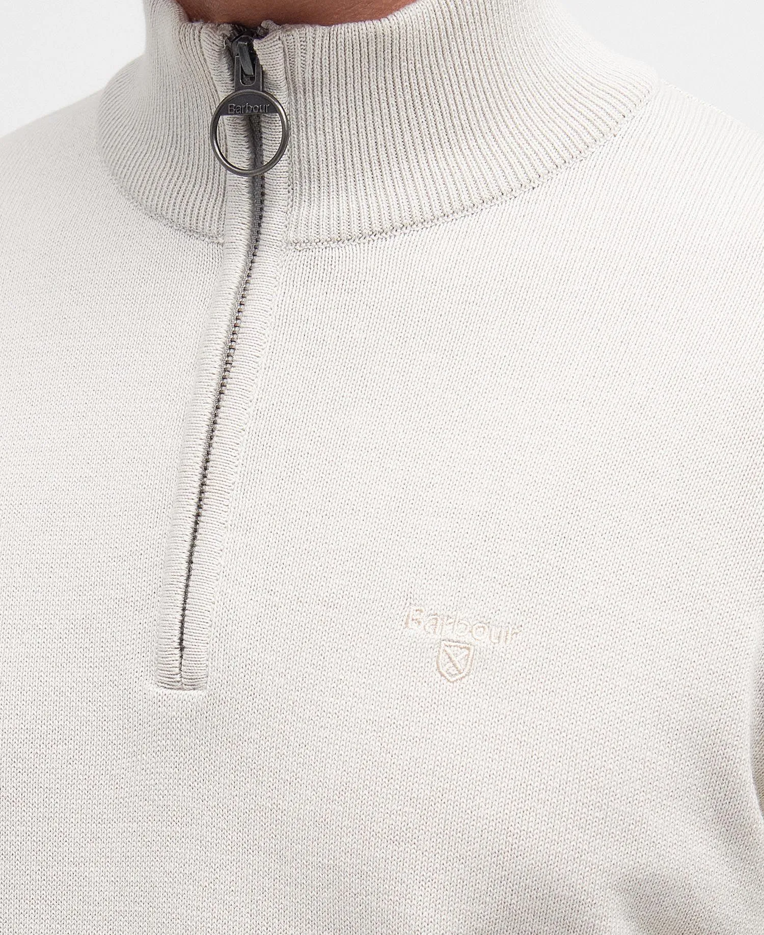 Barbour - Cotton Half Zip, Mist