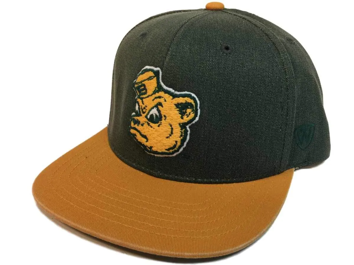 Baylor Bears TOW Two-Tone "Saga" Vintage Collection Snapback Flat Bill Hat Cap