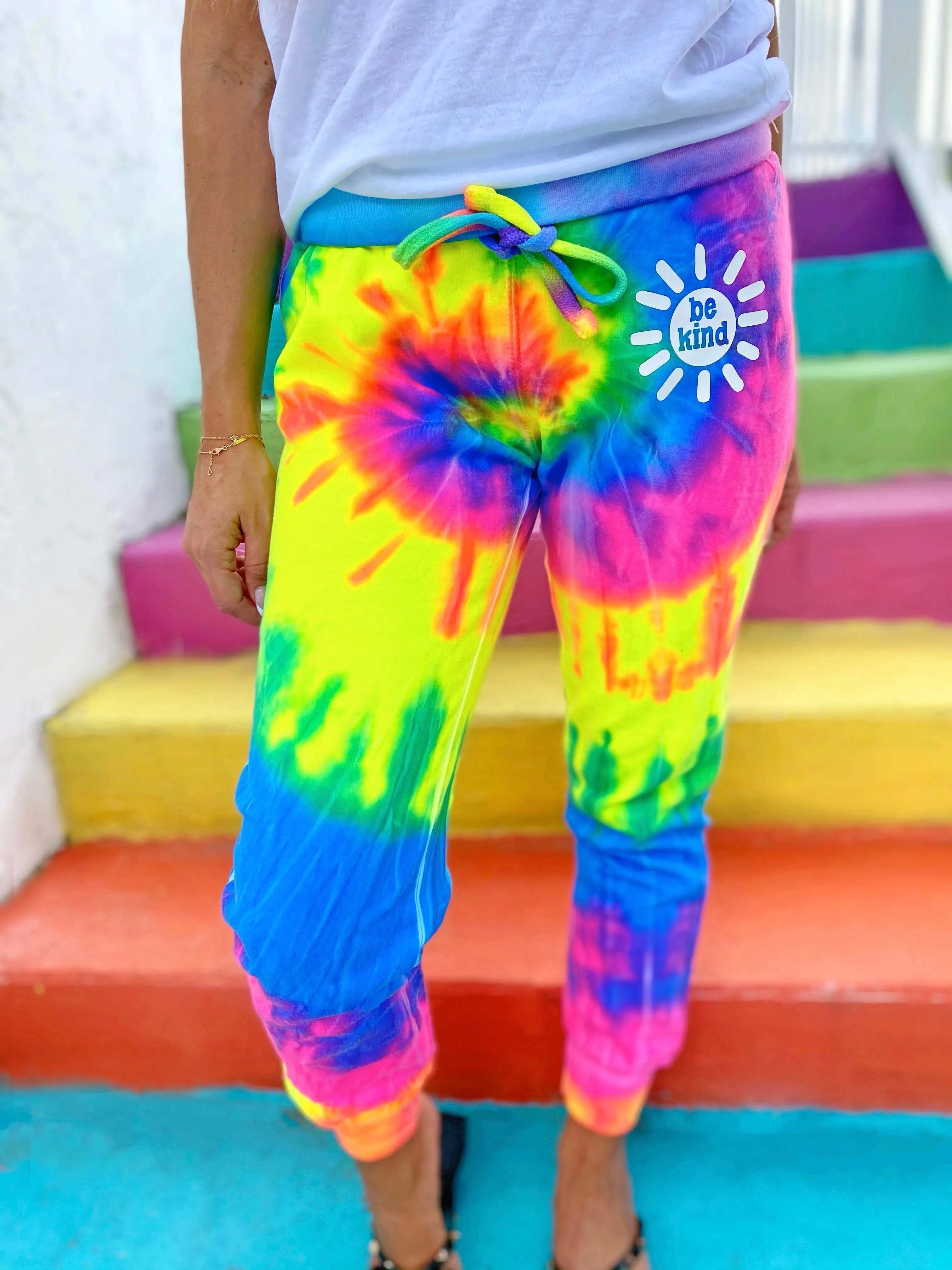 Be Kind Tie Dye Joggers