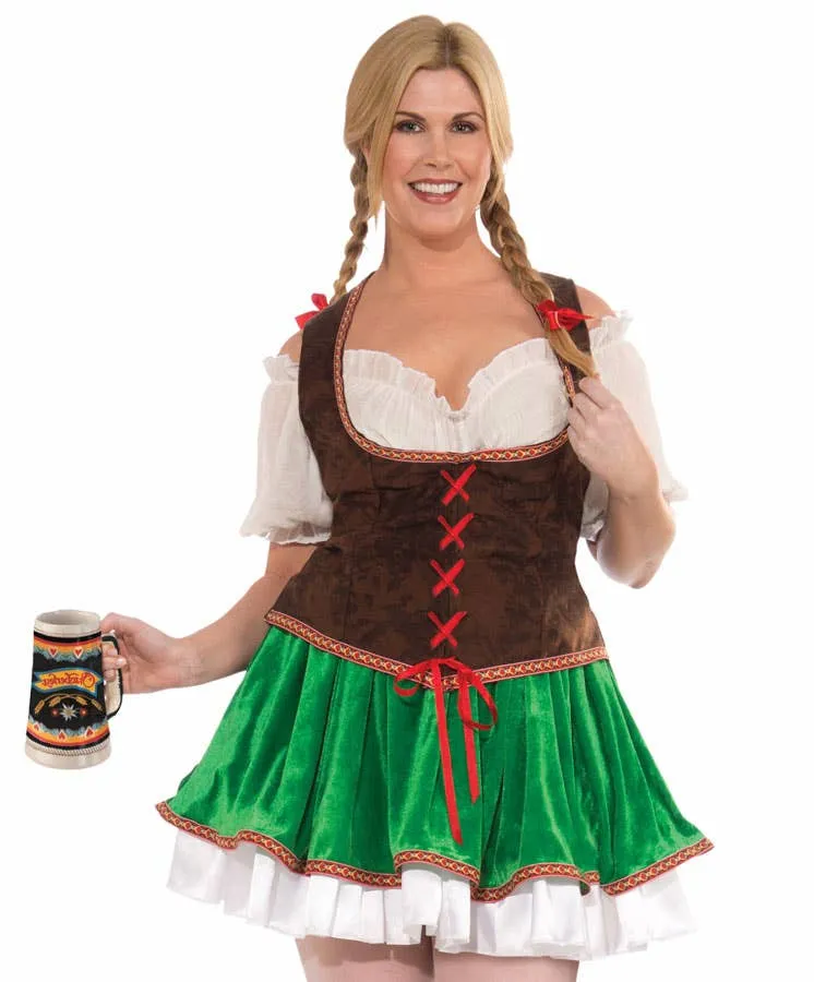 Beer Garden Womens Plus Size Oktoberfest Costume