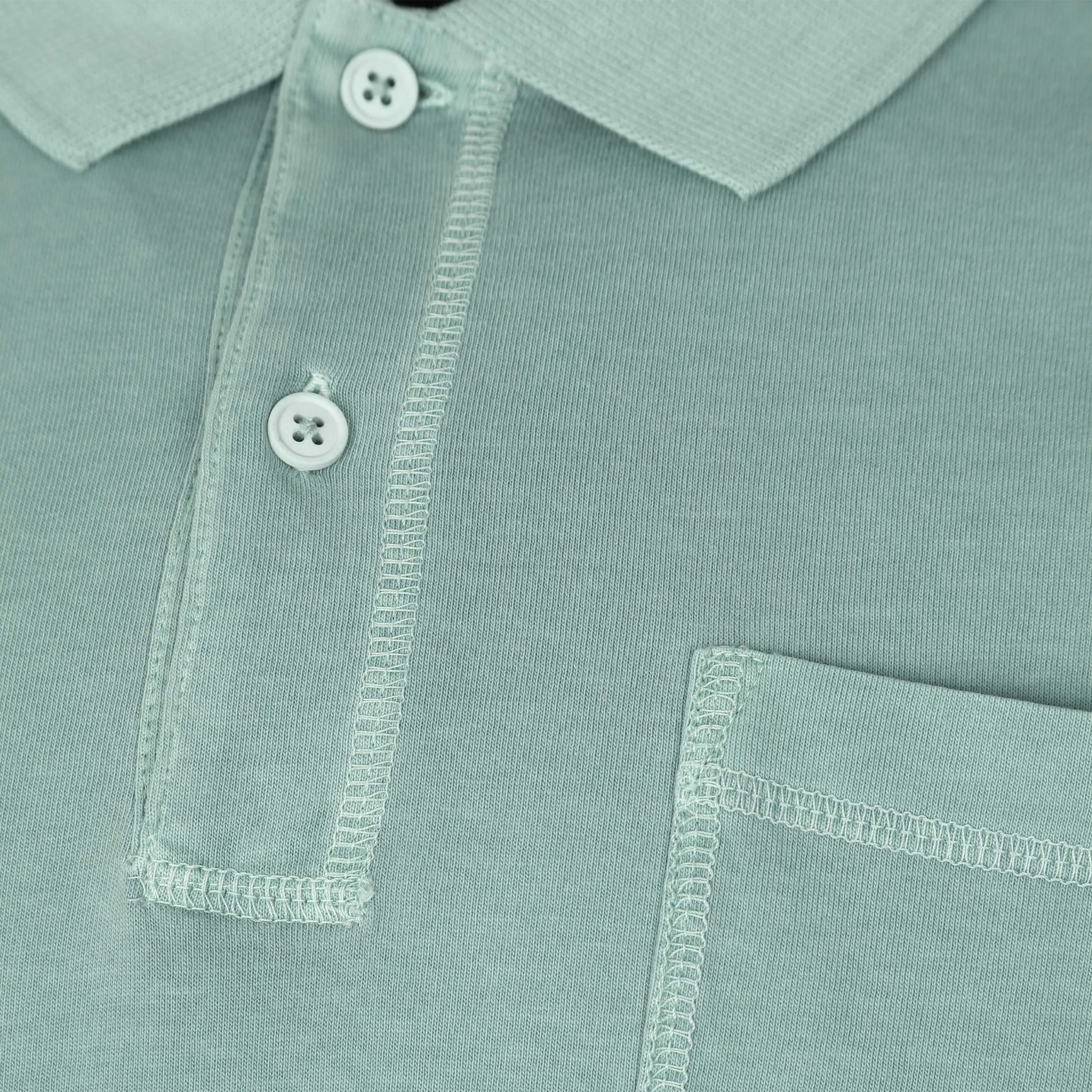 Belstaff Galley Polo Shirt in Steel Green