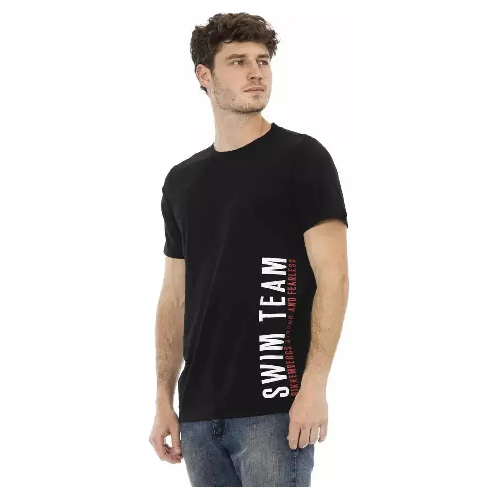 Bikkembergs Black Cotton Men's T-Shirt