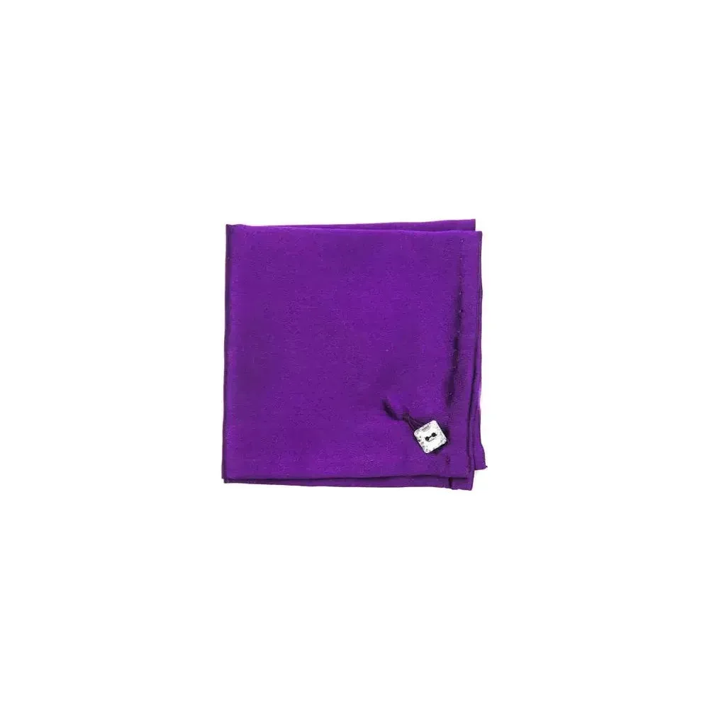 Billionaire Italian Couture Purple Sisal Men Pocket Square