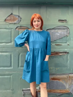 Birds of North America Chimney Swift Dress - Ocean (Online Exclusive)