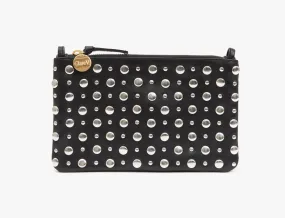 Black Clutch with Studs