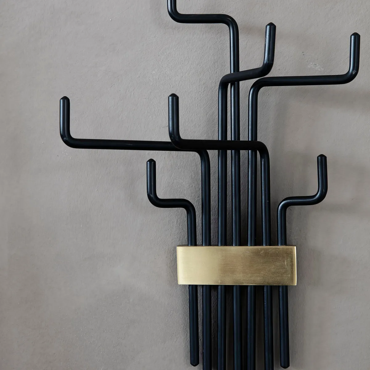 Black Pipes Coat Hook