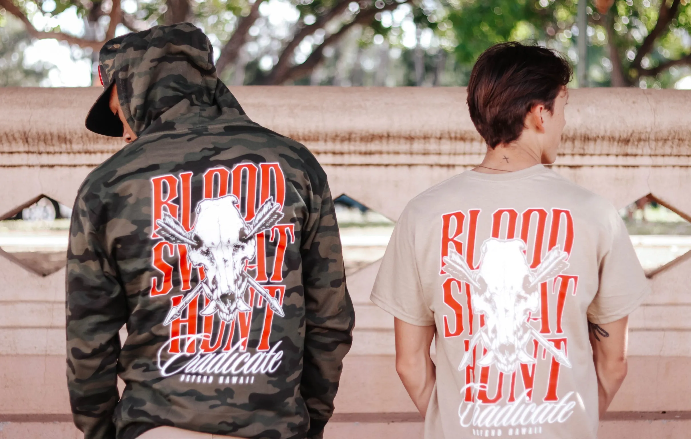 BLOOD SWEAT HUNT Pullover Hoodie