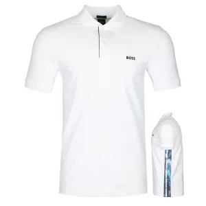 BOSS Paule 2 Polo Shirt in White