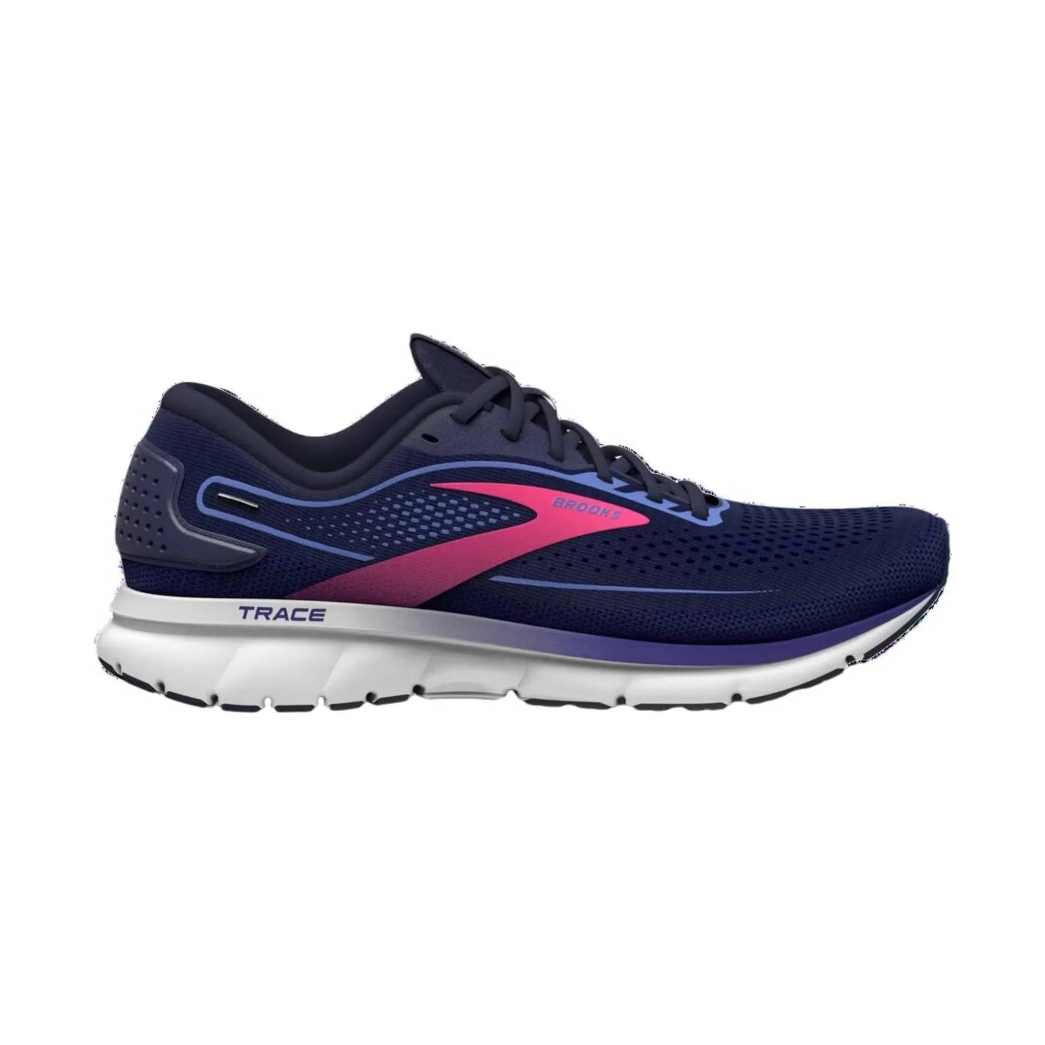 Brooks Women's Trace 2 Road Running Shoes - Peacoat/Blue/Pink