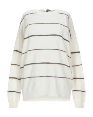 Brunello Cucinelli Women Jumper Ivory L INT