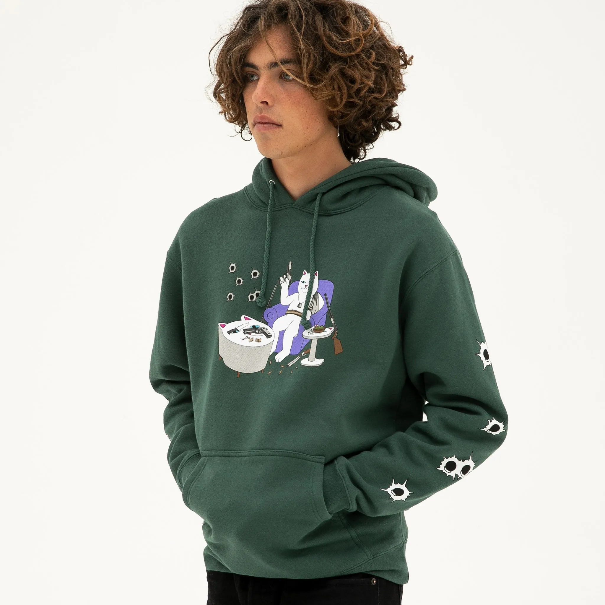 Bullet Proof Hoodie (Hunter Green)