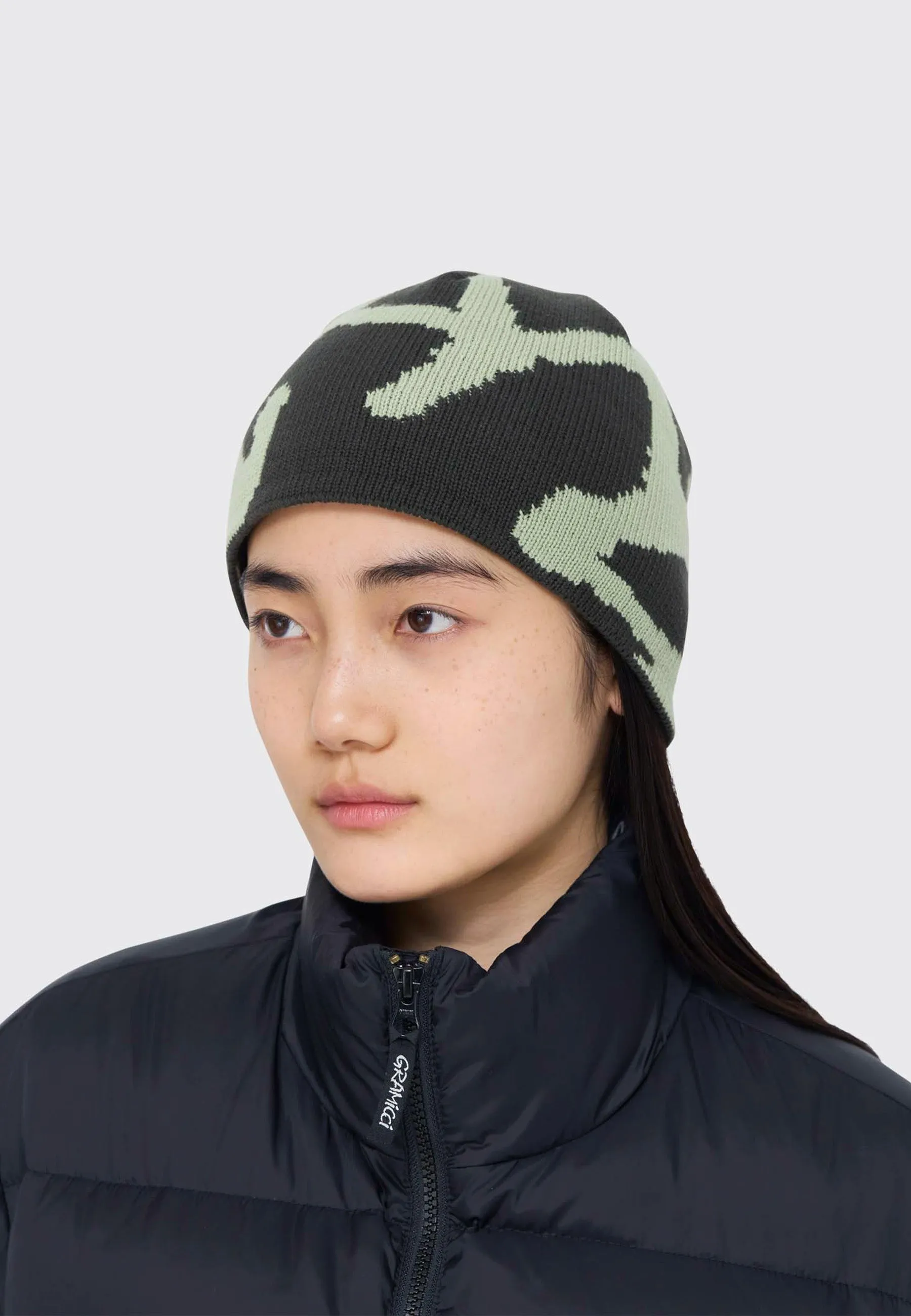 Burly Runningman Beanie - Oak Green