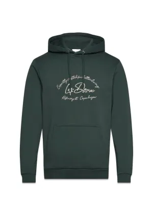 Camden Hoodie - Pine Green/Ivory