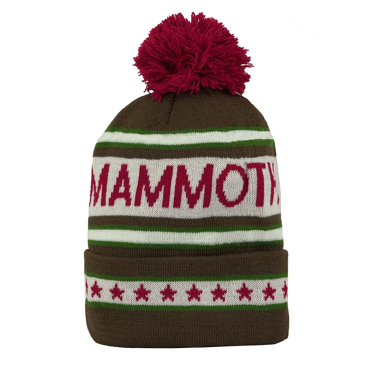 Cirque California Mammoth Stars Beanie Brown/Maroon