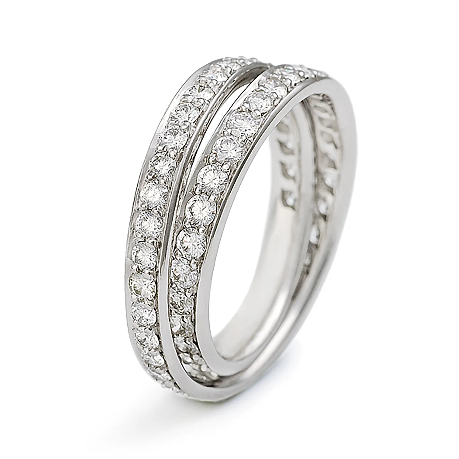 Continuum All Around Diamond Wedding Band