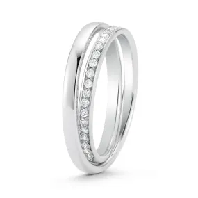 Continuum Inside Diamond Wedding Band- Light