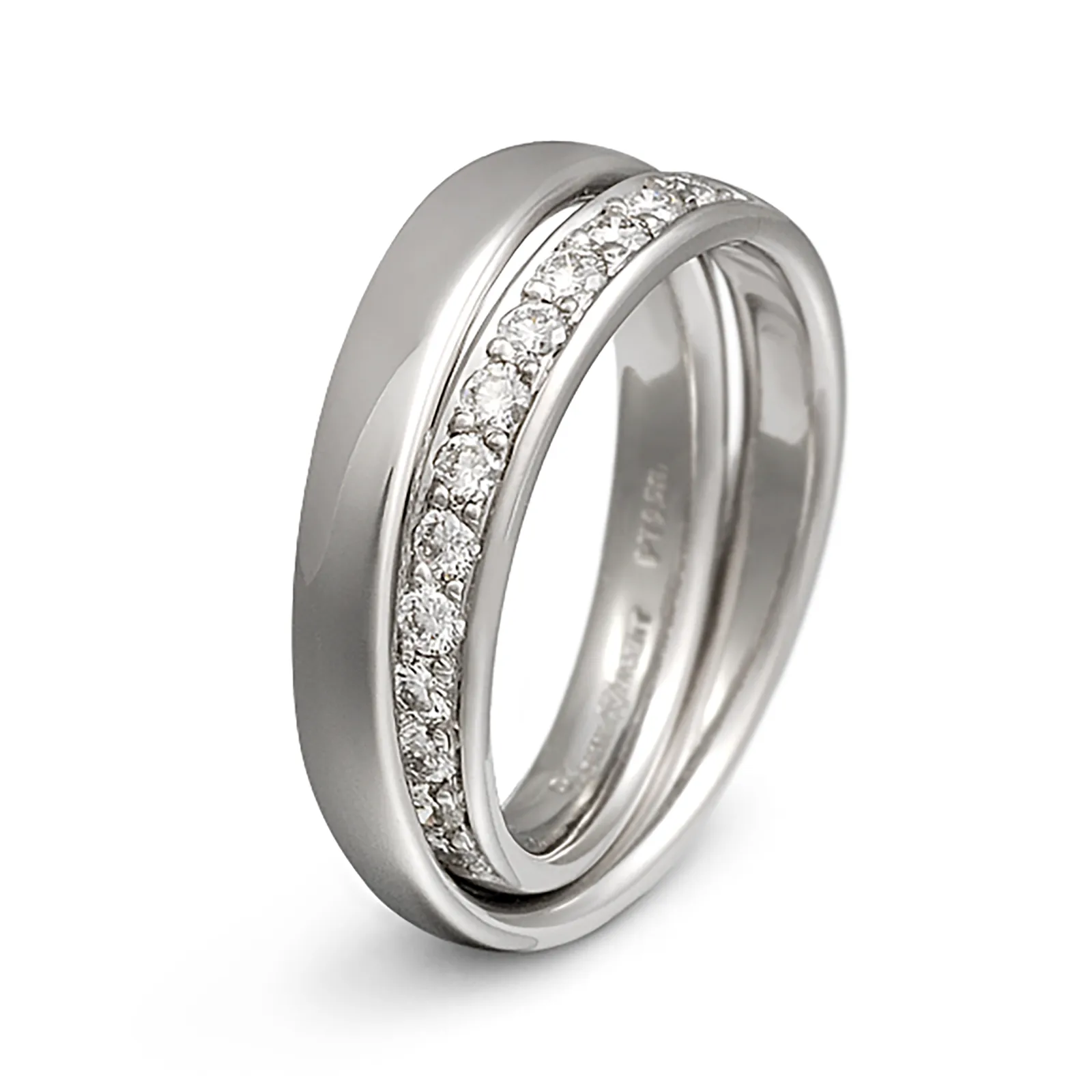 Continuum Inside Diamond Wedding Band