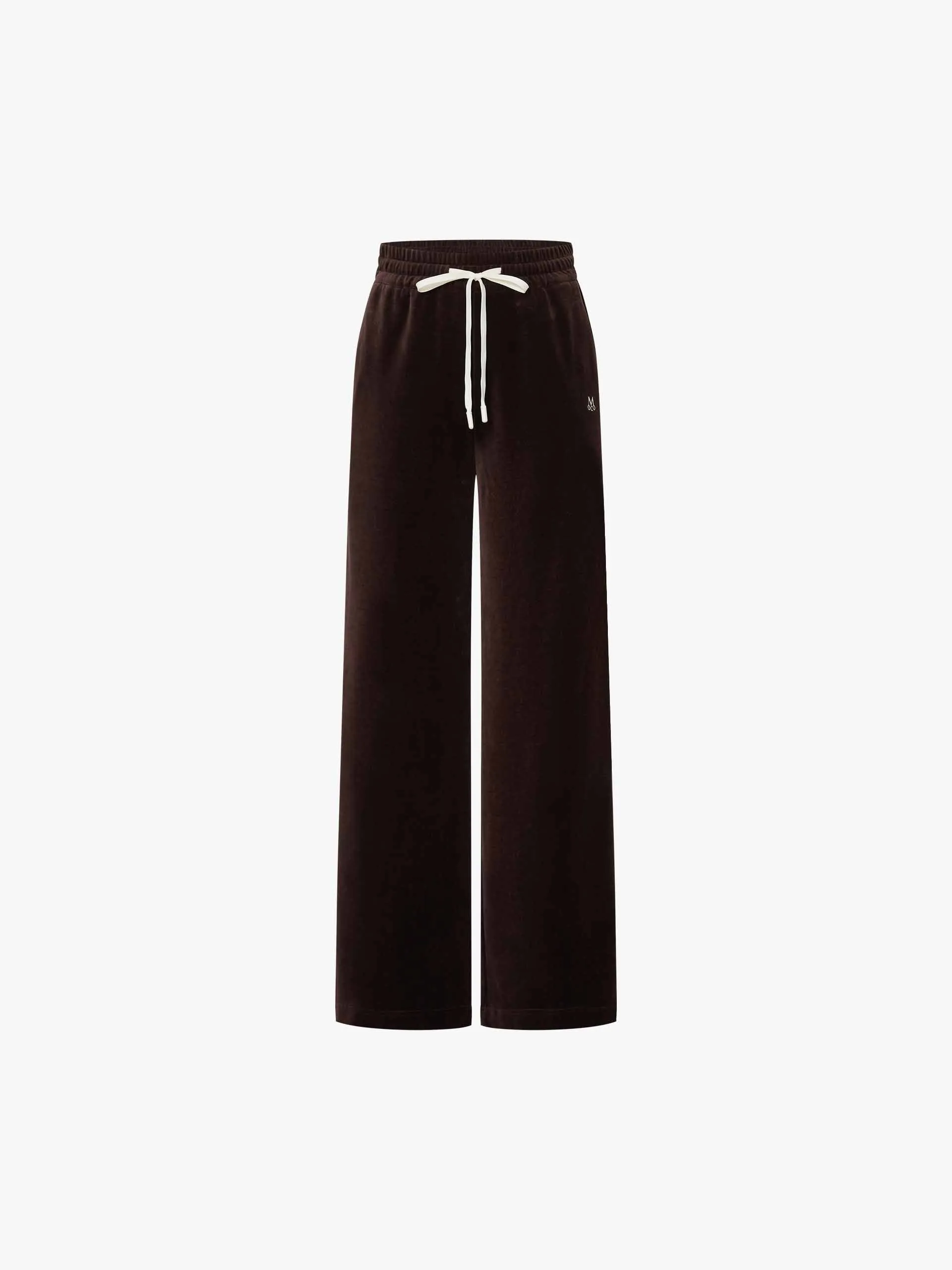 Cotton Blend Drawstring Pants