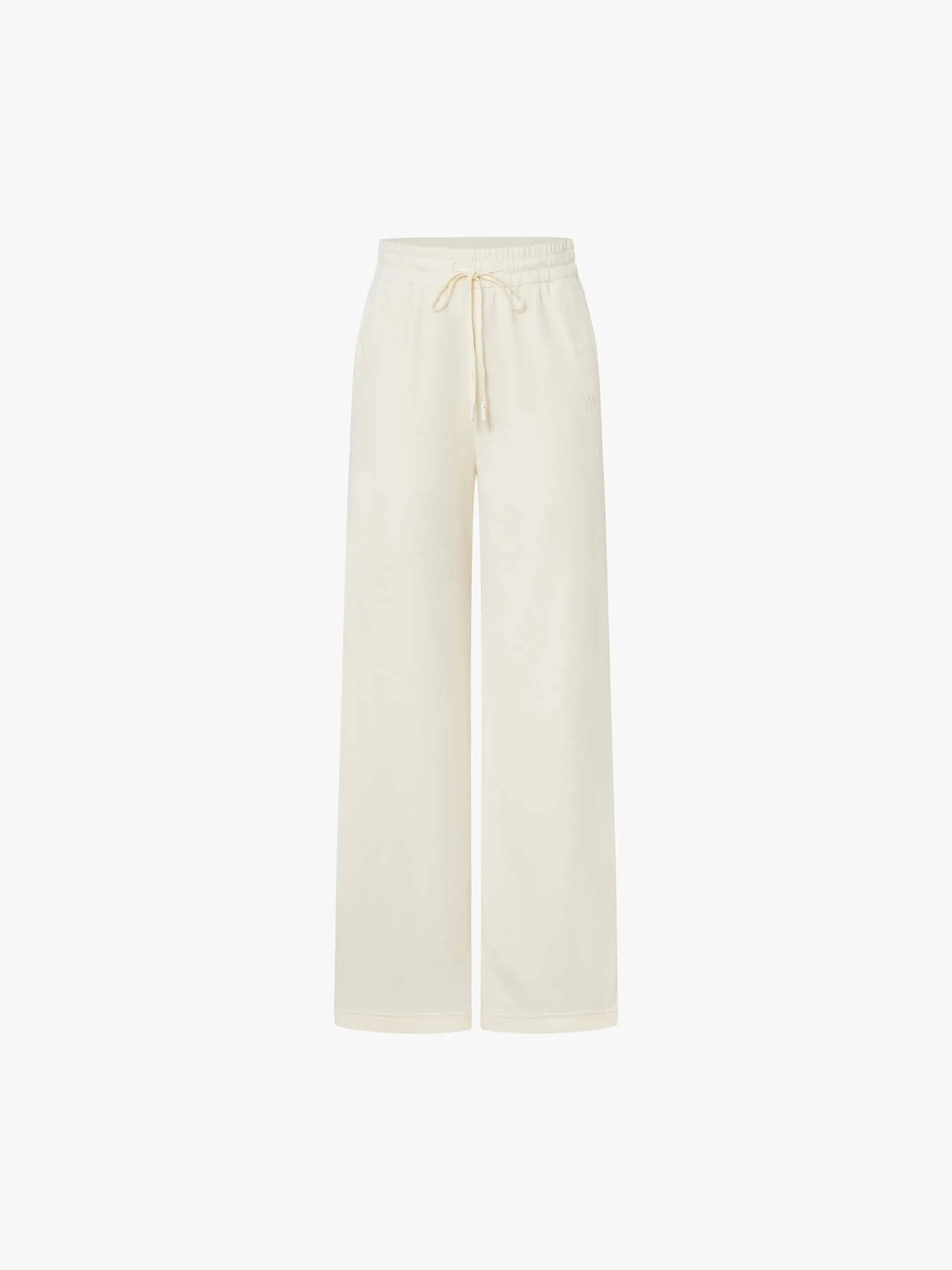 Cotton Blend Drawstring Pants