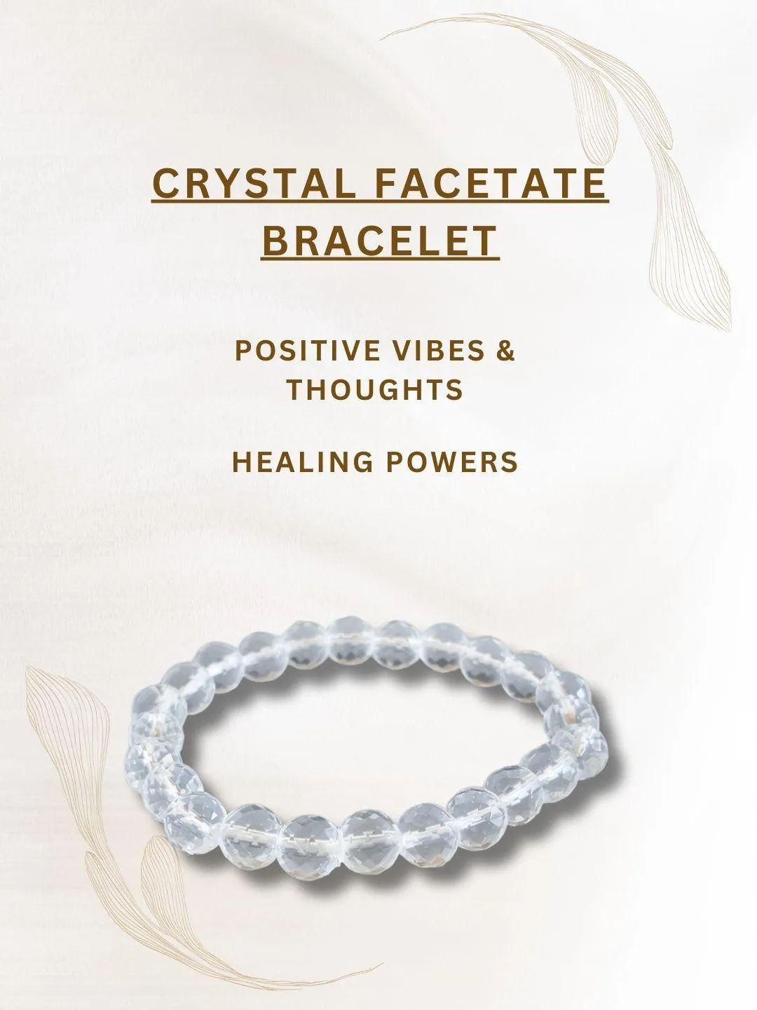 Crystal Facetate Bracelet