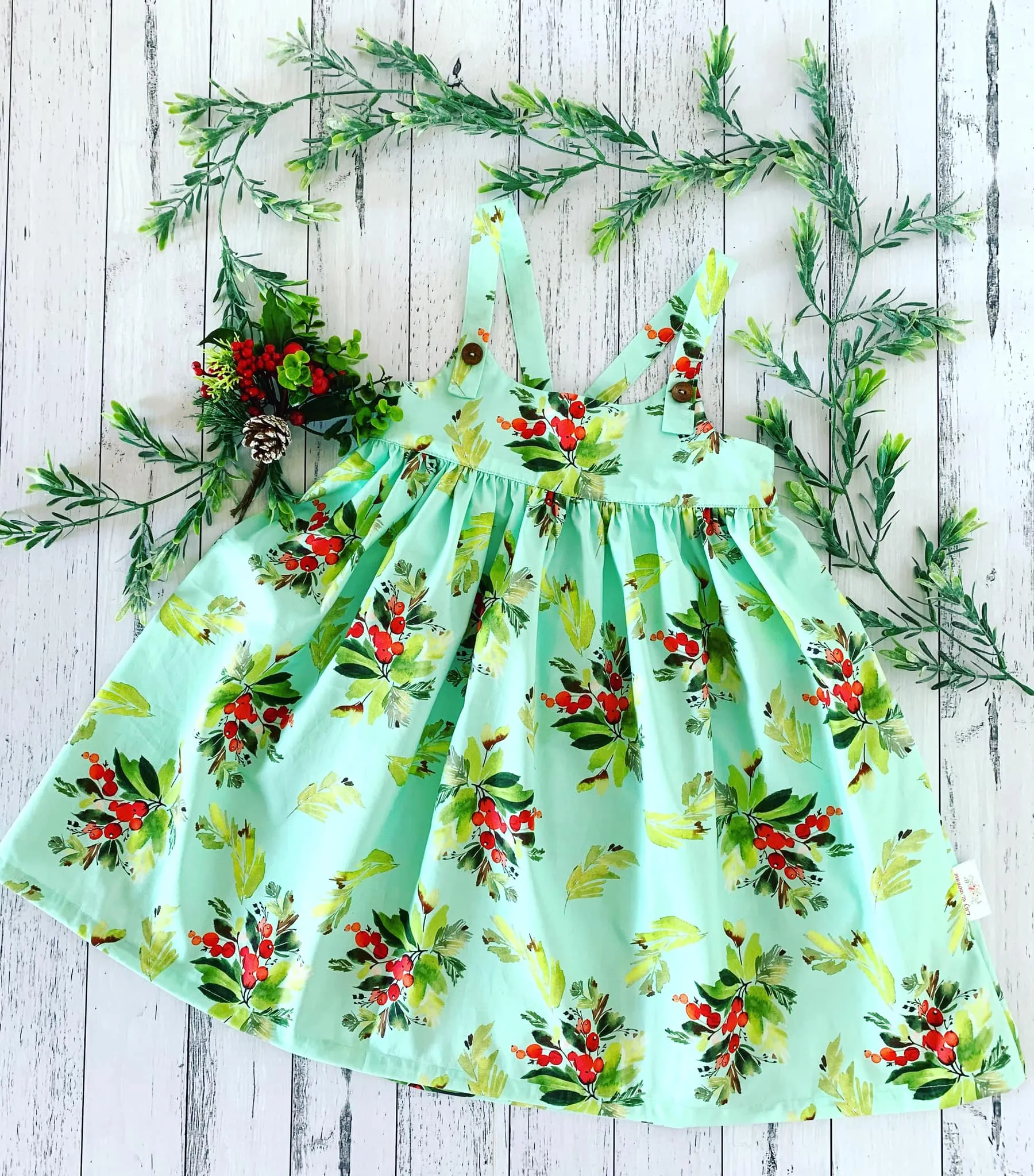 CUSTOM DIGITAL PRINT Sweet Holly Mint