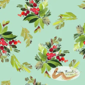 CUSTOM DIGITAL PRINT Sweet Holly Mint